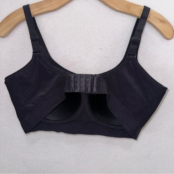 Under Outfit Comfort Shaping Bra With Adjustable Straps Black Size 2XL - Picture 6 of 8